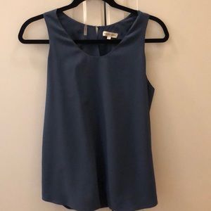 BLUE REBECCA TAYLOR TANK TOP BLOUSE